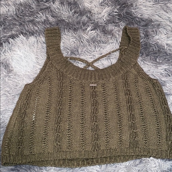 Crop sweater tank - Picture 4 of 4